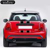 For MINI Cooper F56 R56 F55 F57 R57 JCW Accessories Car Hood Sticker Bonnet Stripes Engine Cover Band Rear Vinyl Decal