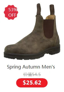 Autumn Winter Men's Short Boots Retro Make old American Casual Oaratrooper Locomotive Shoes EUR 38-48