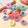 5Pcs/lot New Elastic Hair Band Hair Tie for Girl Plush Color Matching Hair Rope Children's Ponytail Support Headwear Accessories