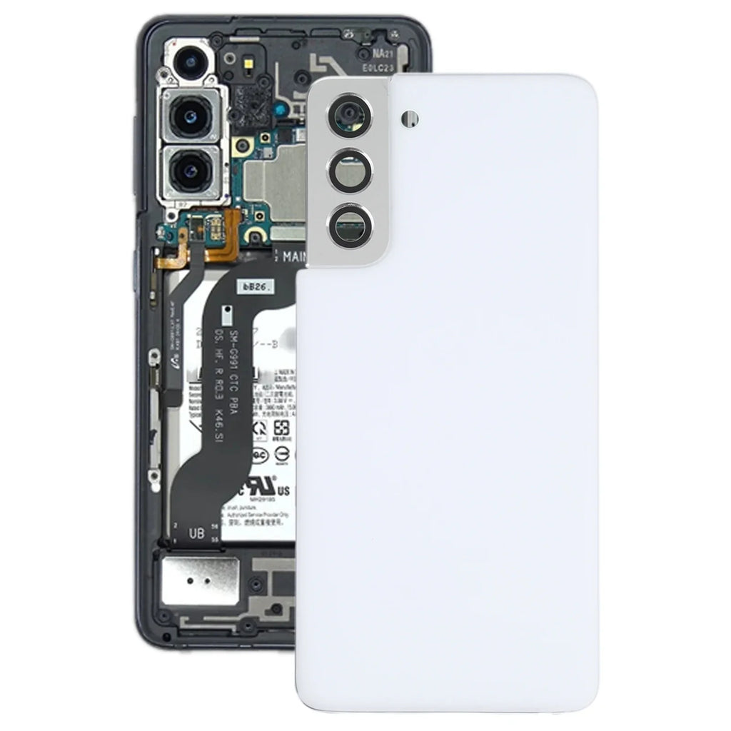 Battery Back Cover for Samsung Galaxy S21 5G with Camera Lens Cover Phone Rear Housing Case Replacement