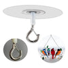 Metal Self Adhesive Stick Ceiling Hook Heavy Duty With No Drilling Home Decoration Gadget For Plants Wind Chimes Accessories
