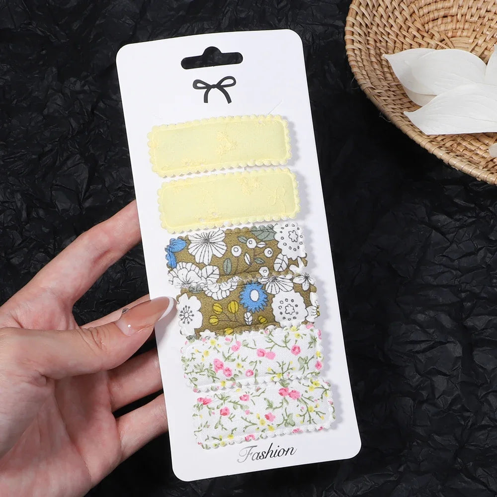 3/6pcs Fashion Sequin BB Hair Clips Color Transparent Flowing Sand Bangs Hair Gripes Girl Cute Cartoon Kids Headwear Accessory