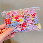 Load image into Gallery viewer, 10/20Pcs/Set New Cute Cartoon Headbands Girls Elastic Hair Bands Hair Accessories for Kids Scrunchies Headwear Ornaments Gift
