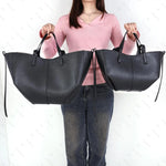 Load image into Gallery viewer, Luxury Brand Handbag Tote Bag for Women PU Leather Shoulder Bag Purse Design Large Capacity Shopping Top Handle Hobo Shopper Bag
