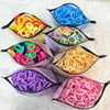 50/100/300Pcs Ealstic Basic Nylon Hair Ties for Girls Ponytail Hold Scrunchie Rubber Band Kid Fashion Hair Band Accessories