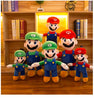 40-50CM Super Mario Plush Doll Toy Brother Bros Luigi Soft Stuffed Pillow Supermario Children Gifts