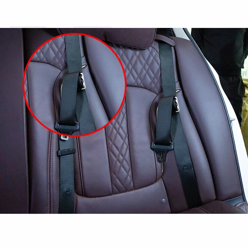 Car Safety Belt Adjuster Children Seat Belt Retainer Anti-Neck Seatbelt Positioner Stopper Kids Shoulder Guard Buckle Accessory