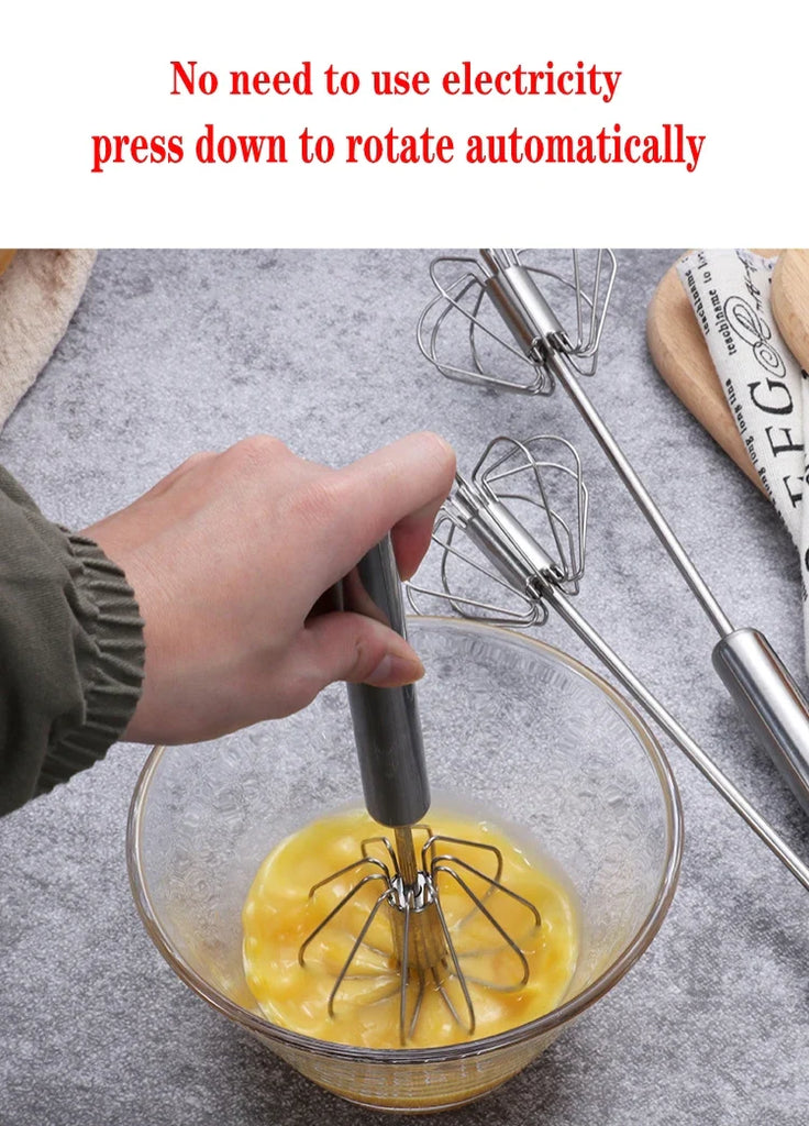 Hand Pressure Semi-automatic Egg Beater Stainless Steel For Molds For Hotcakes Salt Shaker Kitchen All New Items Coffee Makers