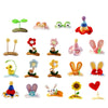 Knitted Woolen Baby Barrettes Cartoon Rabbit Little Girls Hairpins Puppy Cat Toddler Hair Clip Kids Grooming Hair Accessories