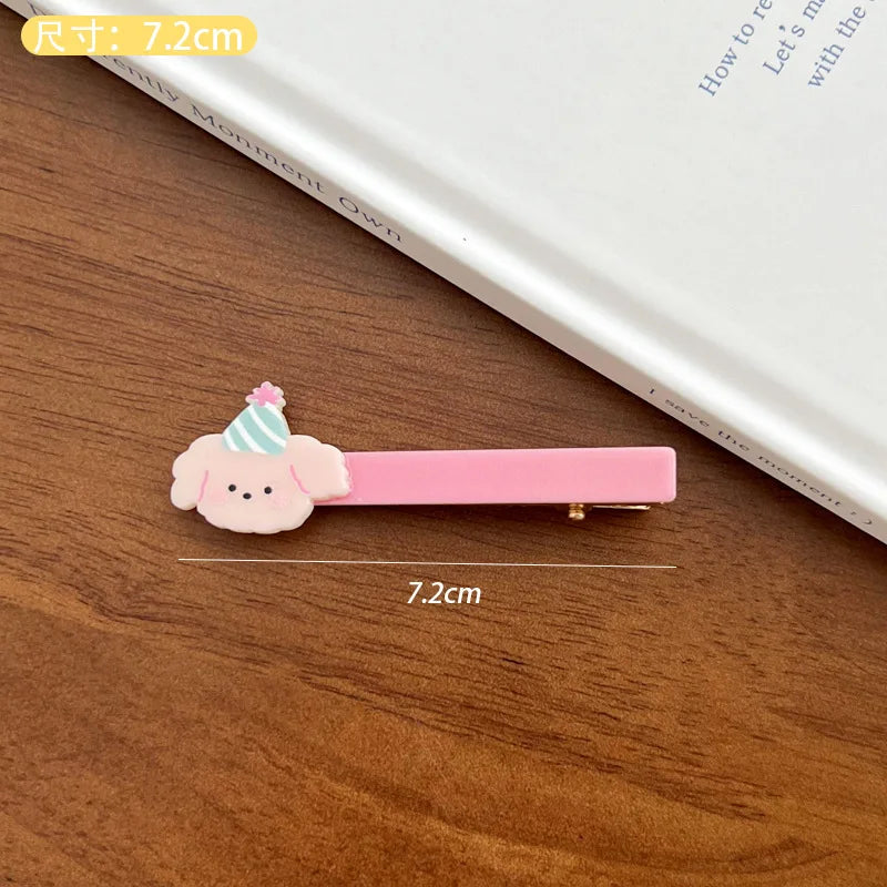 3pcs/set Korean Cute Cartoon Dog Hair Clips Sweet Funny Children Barrettes Headwear Girls Kids Hair Accessories