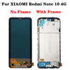 Super AMOLED For Xiaomi Redmi Note 10 M2101K7AI M2101K7AG LCD Display Touch Panel Screen Digitizer For Redmi Note 10S Note10S