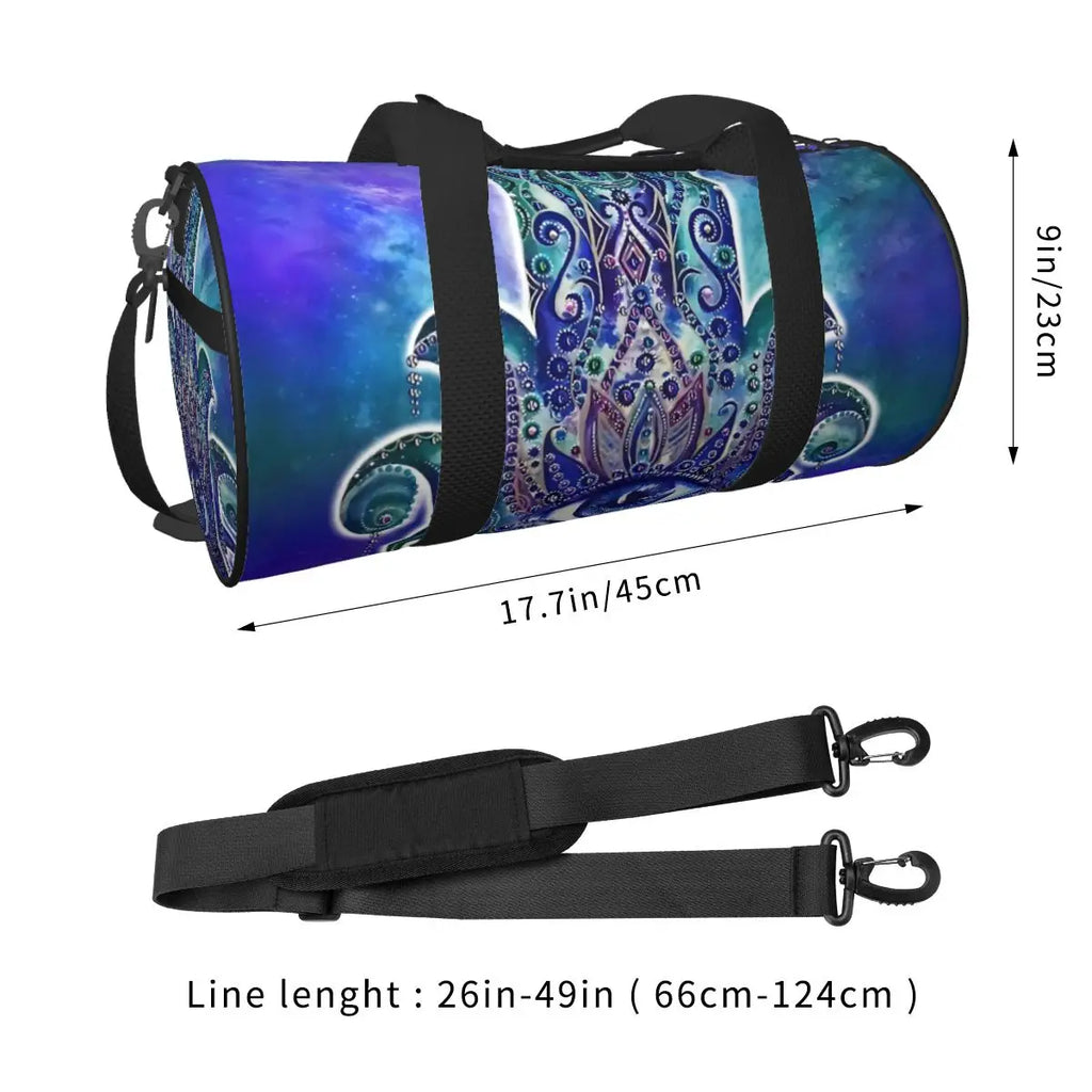 Gym Bag Retro Hamsa Hand Sports Bag Gym Accessories Colorful Fatima Men Outdoor Design Handbag Retro Training Fitness Bag