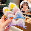 2pcs Cute Ears Hair Clips 3D Rabbit Bear Hair Pin for Baby Girls Kawaii Headwear Little Girls Kids Hair Accessories 2023 NEW