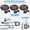 NLpearl LED Car Lights Strip Truck Cargo Running Light Lamp Flexible Rear Tail Running Reverse For GMC Sierra Car Accessories