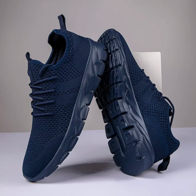 Fujeak Unisex Casual Trendy Shoes Ultralight Plus Size Footwear Outdoor Non-slip Comfort Sneakers Breathable Mesh Shoes for Men