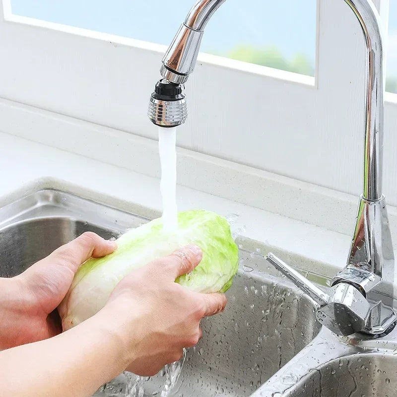 360 Degree Swivel Kitchen Faucet Aerator Adjustable Dual Mode Sprayer Filter Diffuser Water Saving Nozzle Faucet Connector