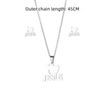 Load image into Gallery viewer, Stainless Steel Letter mama Pendant earring Necklace Set Women charm Mother Day Love Heart Gifts Mom Jewelry Bijoux TZ201
