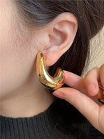 Load image into Gallery viewer, Geometric Irregular Metal Fashion Design Hollow Earrings for Women Europe and the United States Trend High Jewelry Accessories
