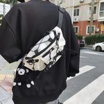 Load image into Gallery viewer, 2024 Techwear Style Punk Hip Hop Single Shoulder Crossbody Bag Men Women Street Vintage Chest Bag Casual Sport Fanny Pack
