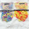 50/100/300Pcs Ealstic Basic Nylon Hair Ties for Girls Ponytail Hold Scrunchie Rubber Band Kid Fashion Hair Band Accessories