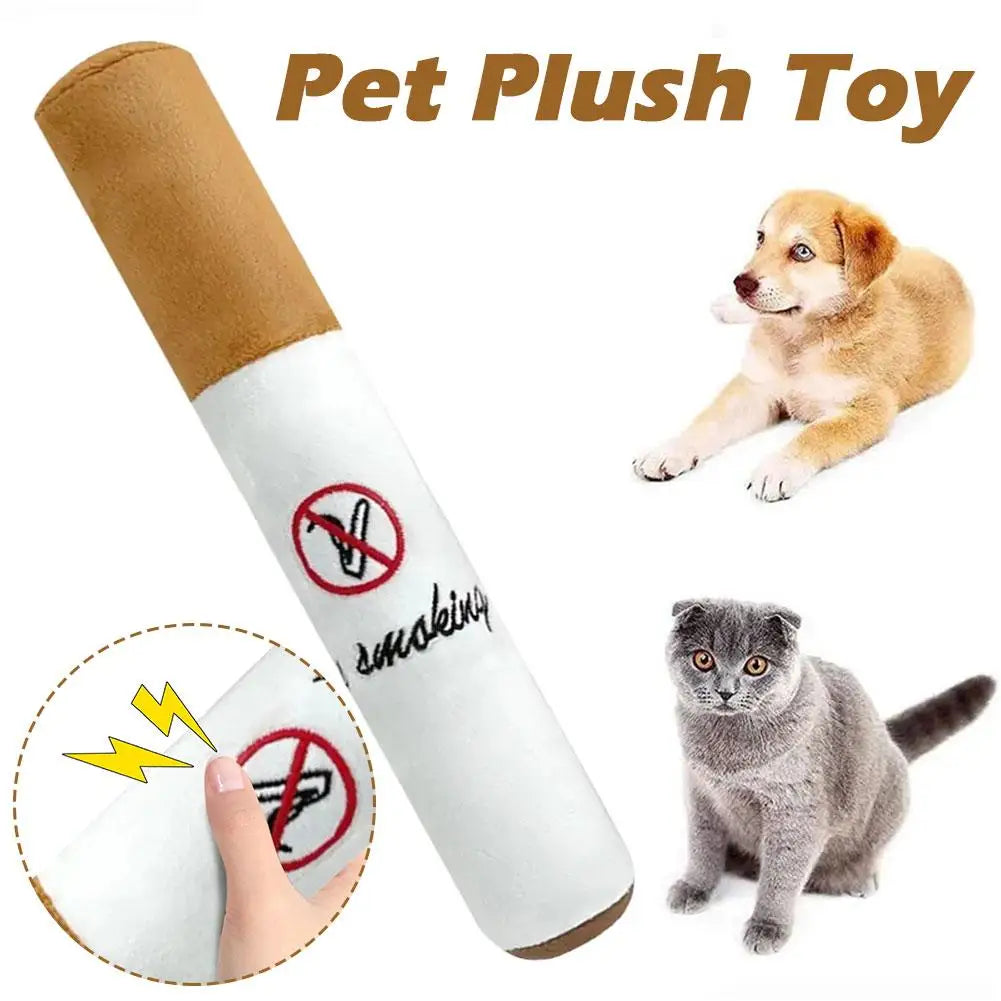 Pet Funny Toys Cigar Big Smoke Pet Plush Toy Smoke Pet Toy Accessories Toys Supplies Training Pet Prop Photo Dog Pet Z5S1