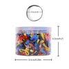 500Pcs/Box Colourful Rubber Ring Disposable Thick Elastic Hair Bands Ponytail Holder Rubber Band Scrunchies Kid Hair Accessories