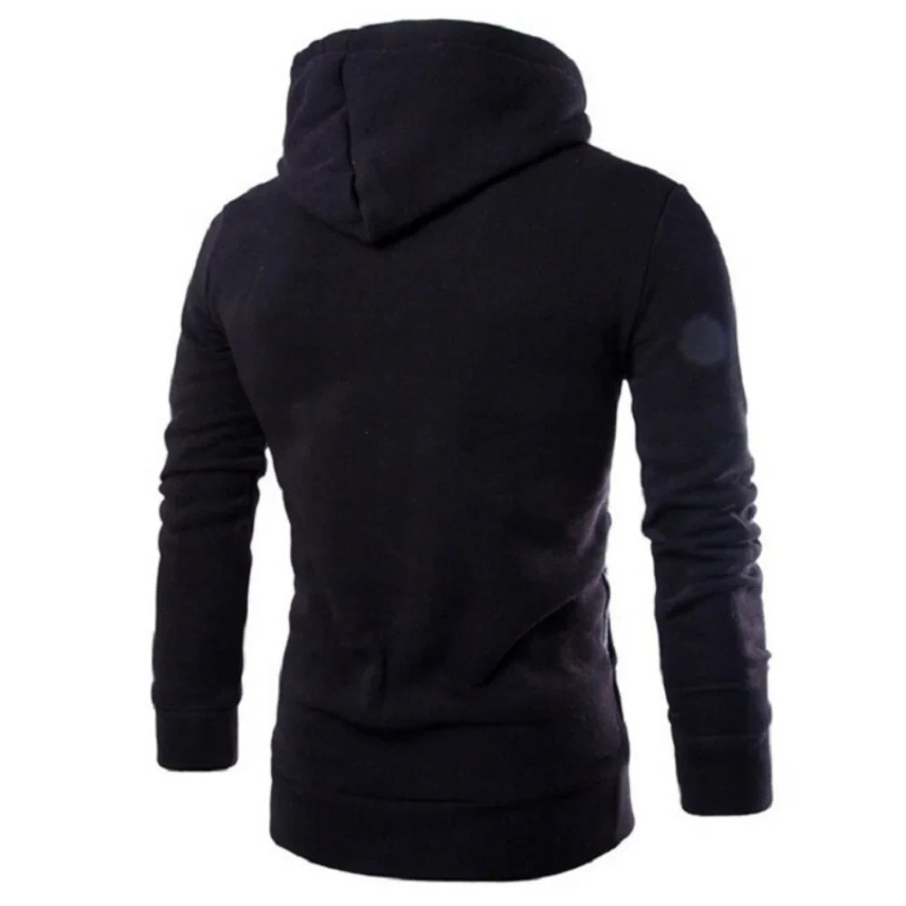 Autumn New Men's Hoodies Sweatshirts Zipper Hoodie Men Sweatshirt Solid Color Man Hoody Sweatshirts For Male