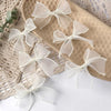 6Pcs White Lace Bow Hair Clips For Baby Girls Lovely Bowknot Hairpin Barrettes Kids Hairgrips Korean Headwear Hair Accessories