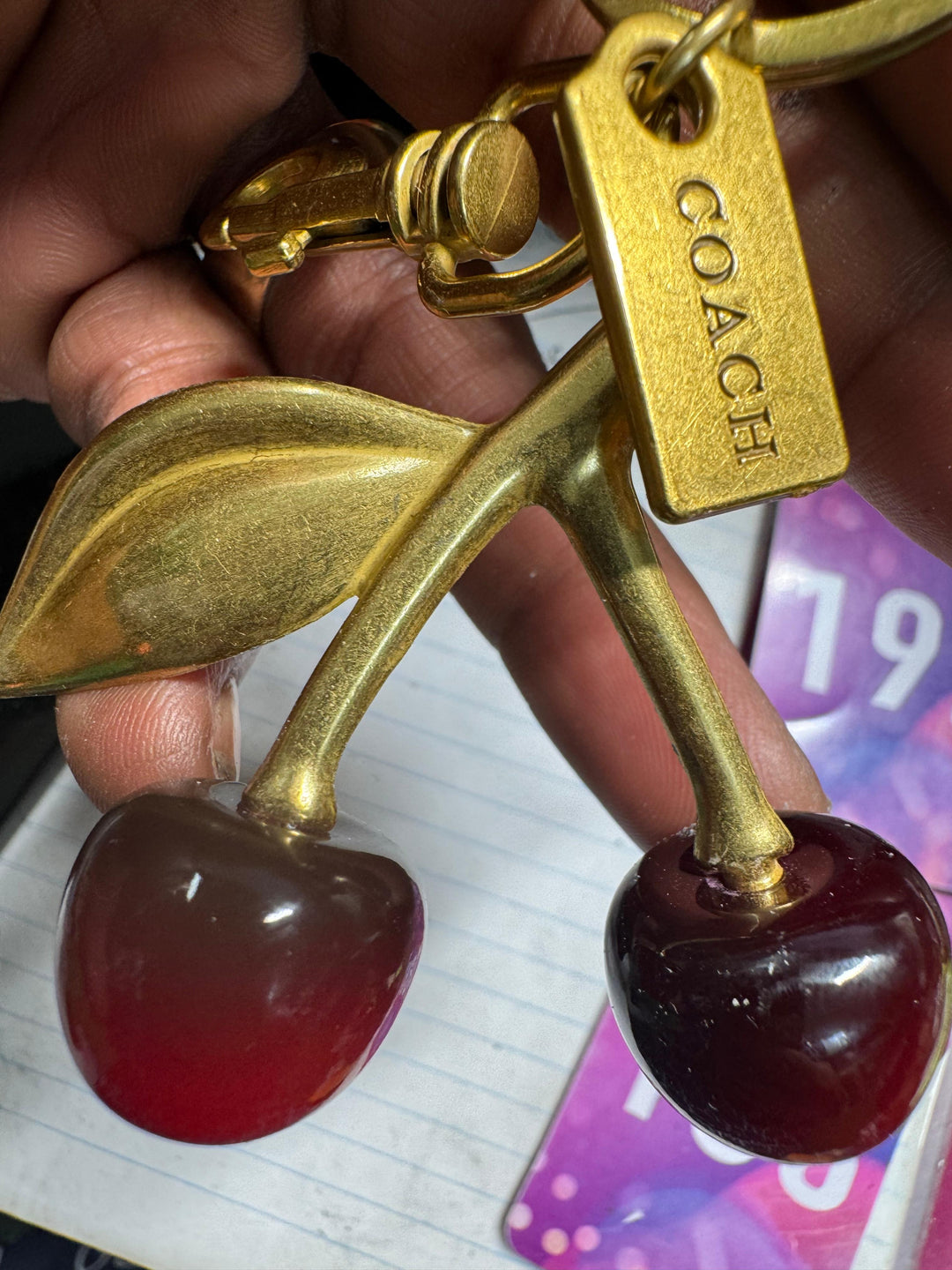 Cherry keychain