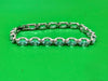 High Quality Silver Blue Diamond Gemstone Bracelet