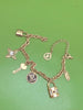 Tarnish-Proof LV Charm Bracelet