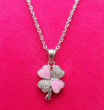 Load image into Gallery viewer, HEART CLOVER NECKLACE
