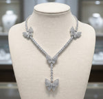 Load image into Gallery viewer, CRYSTAL BUTTETFLY NECKLACE
