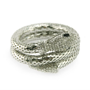 2022 new snake-shaped bracelet punk exaggerated fashion multi-layer full diamond multi-strand snake bracelet
