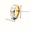 Men's Tungsten Steel Ring 2023 New Fashion Tungsten Steel Ring Unisex Tungsten Steel Ring Geometric Prism Ring