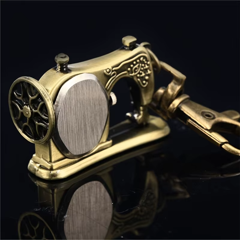 1PC Vintage Necklace Watch Clothes Car Pocket Watch Sewing Machine Quartz Pocket