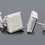 Load image into Gallery viewer, Rock Hip Hop Cut Screw Earrings for Women Men Men Inlaid Zircon Silver Color Piercing Ear Accessories Trend Jewelry
