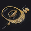 1 Pair Of Earrings + 1 Necklace + 1 Bracelet + 1 Ring Traditional Bridal Jewelry Set Plated Match Daily Outfits Party Accessories