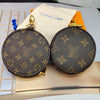 luxury coin purse  Brown full pattern women Used