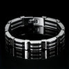 1pc Men's Classic Stainless Steel Metal Bracelet