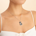 Load image into Gallery viewer, Exquisite and Cute Schnauzer Dog Pendant Necklace for Women Elegant Pet Puppy Jewelry Animal Accessories Dog Lovers Gift
