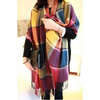 Winter Female Lattice Imitation Cashmere Scarf Autumn And Winter Thick Fashion Warm Wild Scarf Shawl