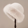 1Pcs Winter Women's Warm Hat with Thick Velvet Imitation Fur Fashion Fisherman's