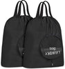 2 Pack Travel Laundry Bag Dirty Clothes Bag with Handles and Aluminum Carabiner, Collapsible Small Laundry Bags for Travel, Camp, Fitness, and Students, Easy Fit a Laundry Hamper or Basket, Machine Wash