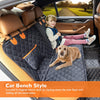 Dog Seat Cover Car Seat Cover for Pets 100%Waterproof Pet Seat Cover Hammock 600D Heavy Duty Scratch Proof Nonslip Durable Soft Pet Back Seat Covers for Cars Trucks and Suvs