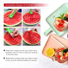 Watermelon Slicer Cutter Knife with Melon Baller Scoop Set，Fruit Scooper Seed Remover Watermelon Knife for Ice Cream Melon，Dig Pulp Separator Fruit Slice