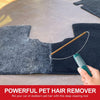 Pet Hair Remover Pro, Dog Cat Hair Remover, Portable Lint Cleaner, Fur Removal Rake Tool, Carpet Scraper, Fuzz Rollers Hairball Shaver Brush for Carpet, Car Mat, Couch, Pet Bed, Furniture, Rug - Green