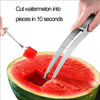 Shoxil Wtermelon Cutter Slicer Cut Watermelon into Cubes Knife Melon Baller for Kitchen Gadgets Useful Cool Tool