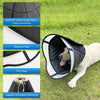 Dog Cone Collar for after Surgery, Soft Pet Recovery Collar for Large Medium Small Dogs, Adjustable Dog Cone to Prevent Pets from Touching Stitches, Wounds and Rashes (XL, Black)