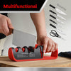 4 Stage Kitchen Scissor Knife Sharpener 4 - in - 1 Multifunctional Professional Kitchen Cuchillos Sharpeners Tool for Chef with Stainless Steel Ceramic Diamond Blade